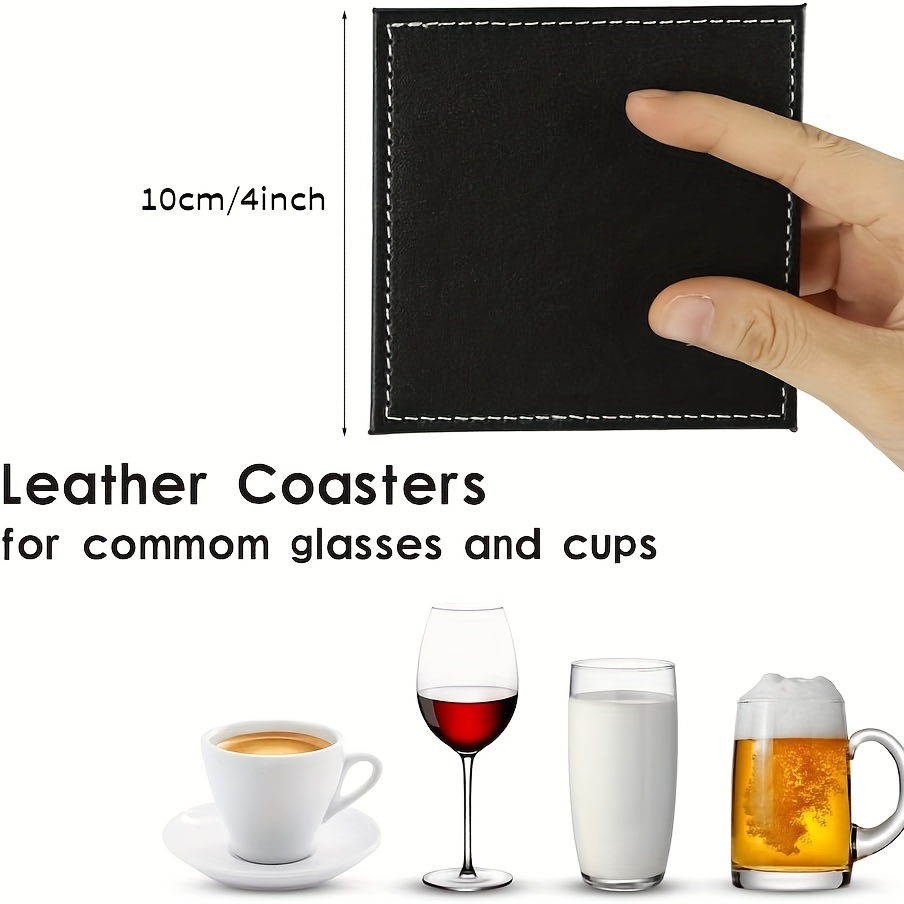 Customize 25pcs Coasters in Black/Blue Options